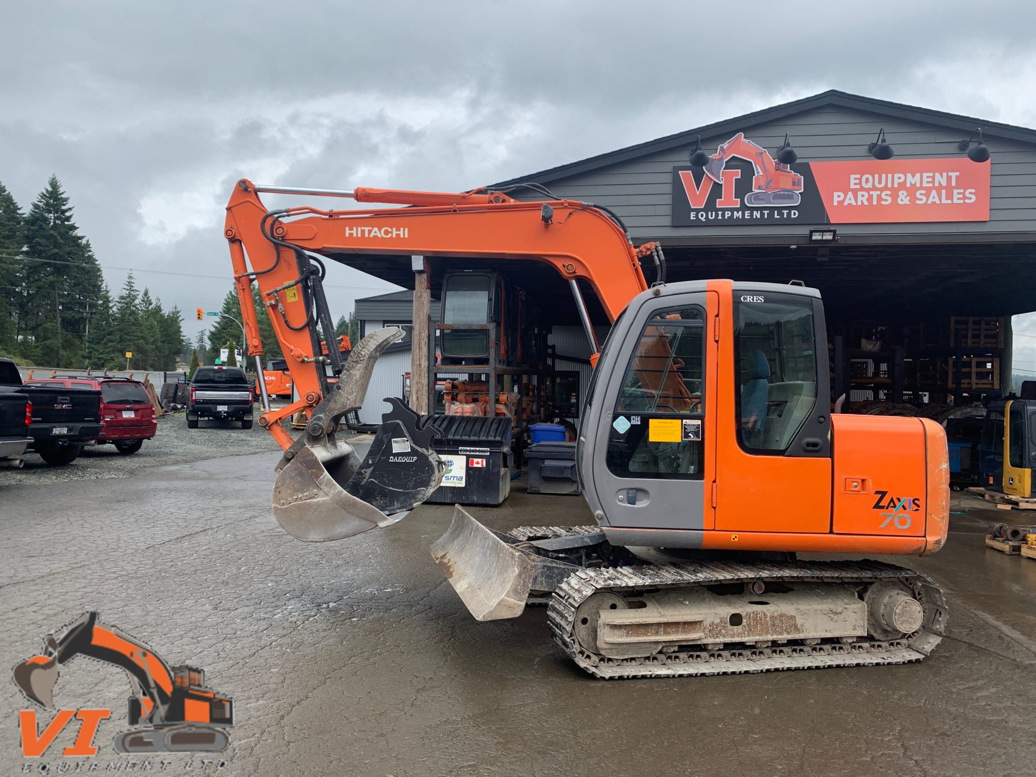 Hitachi ZX70 Excavator | VI Equipment Ltd.