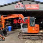 樹。 Used Hitachi Zaxis 75 Us Mini Excavator - 2020 Model, 0-2000 Hours